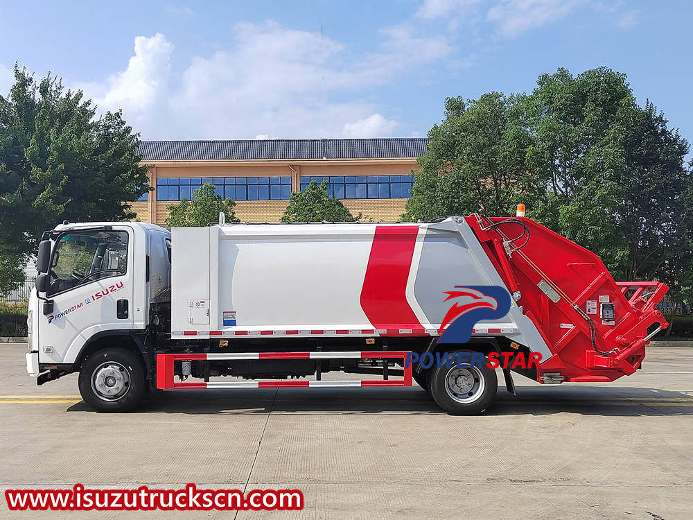 Isuzu garbage removal truck