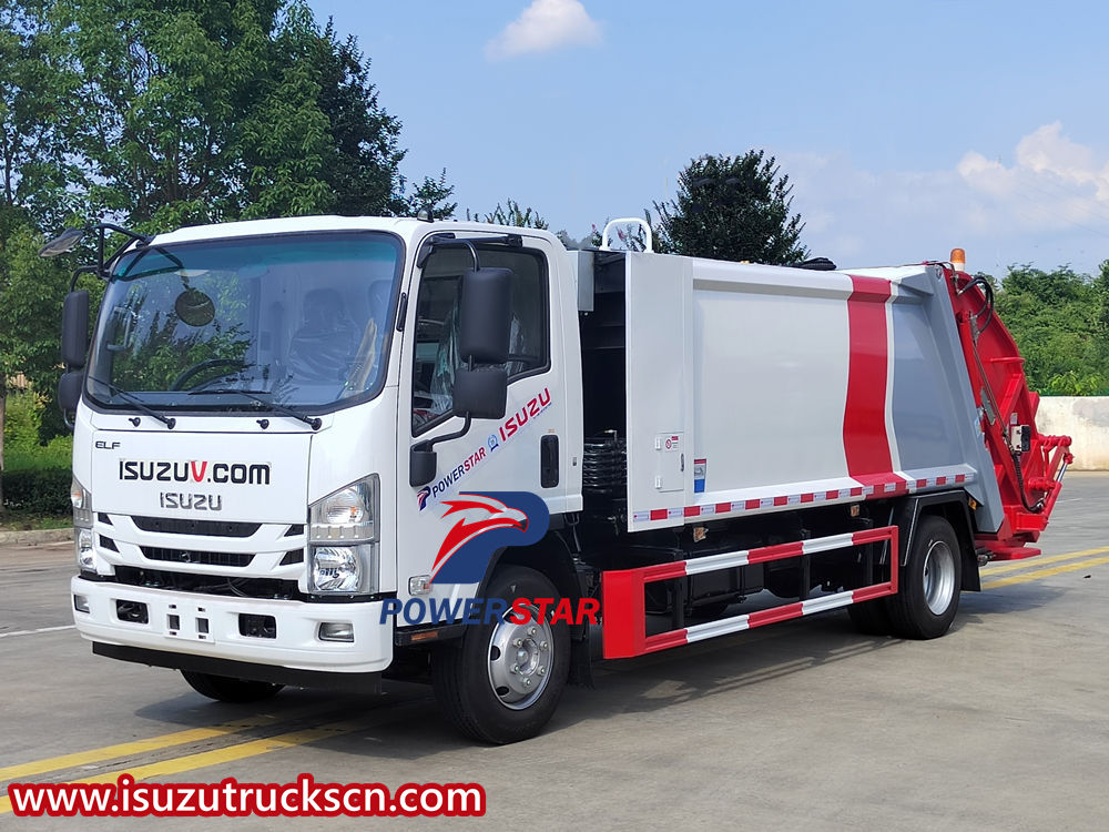 Isuzu garbage removal truck