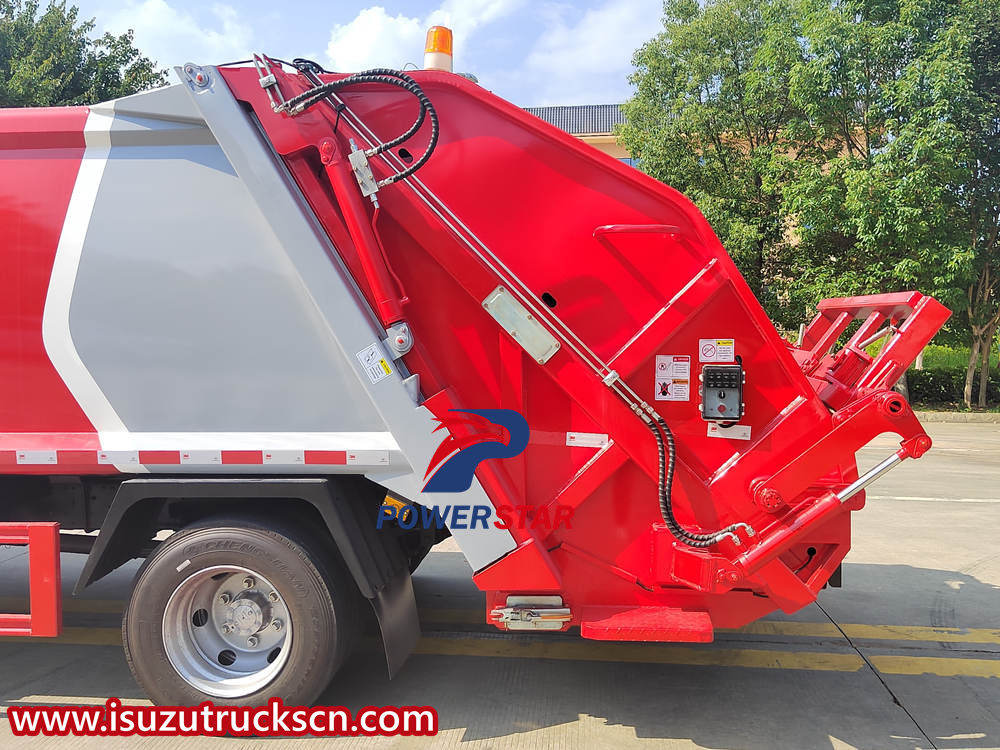 Isuzu waste collector truck