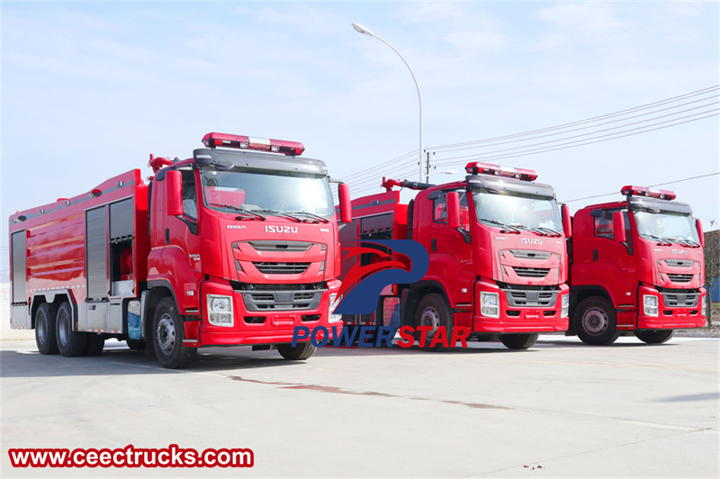 Isuzu GIGA 12cbm rescue fire fighting truck