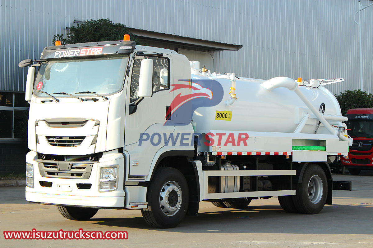 Moldova Isuzu brand GIGA Sewerage Collector/Vacuum Truck