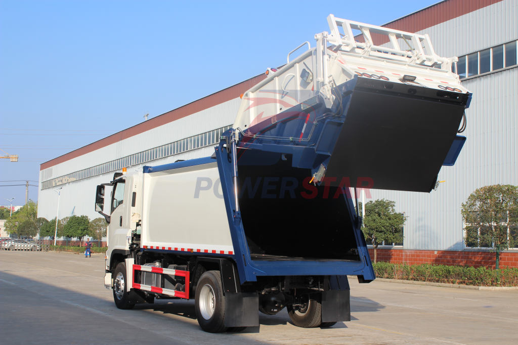 6HK1-TCG61 Trash compactor body by Isuzu giga trucks pictures and specifications