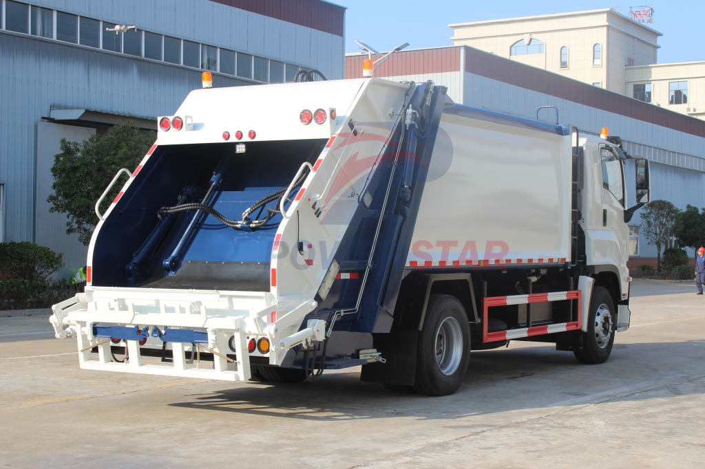 6HK1-TCG61 Trash compactor body by Isuzu giga trucks pictures and specifications