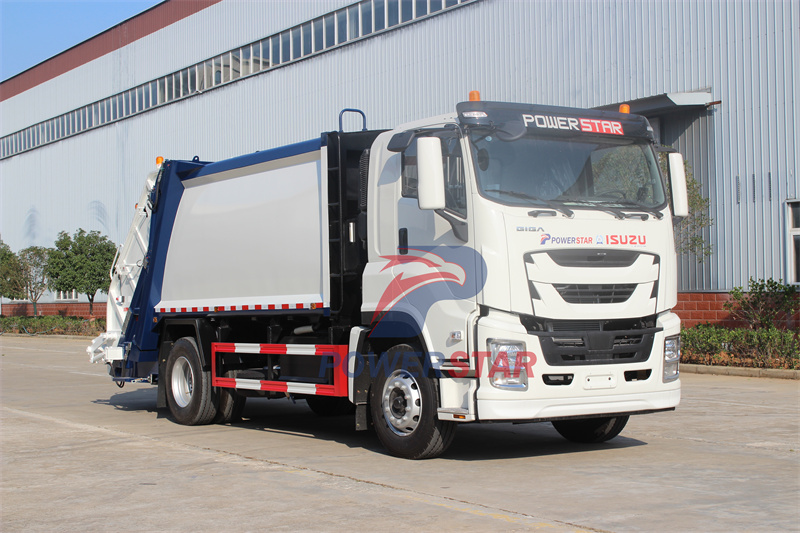  Isuzu FVR GIGA 4X2 14cbm waste collection truck