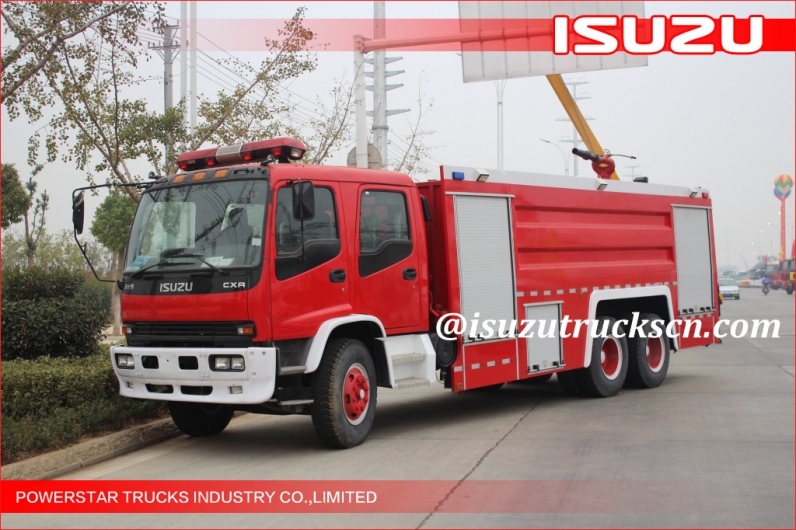 Japanese 6x4 Big Capacity 15000L Water Type Fire Truck for sale