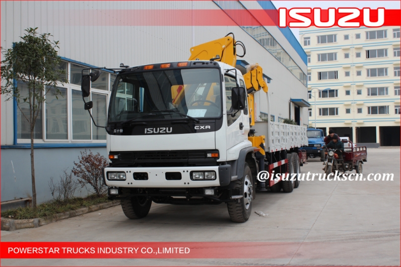 Isuzu Durable 2T Hydraulic Driver Lorry Mounted Crane, Cargo Crane Truck