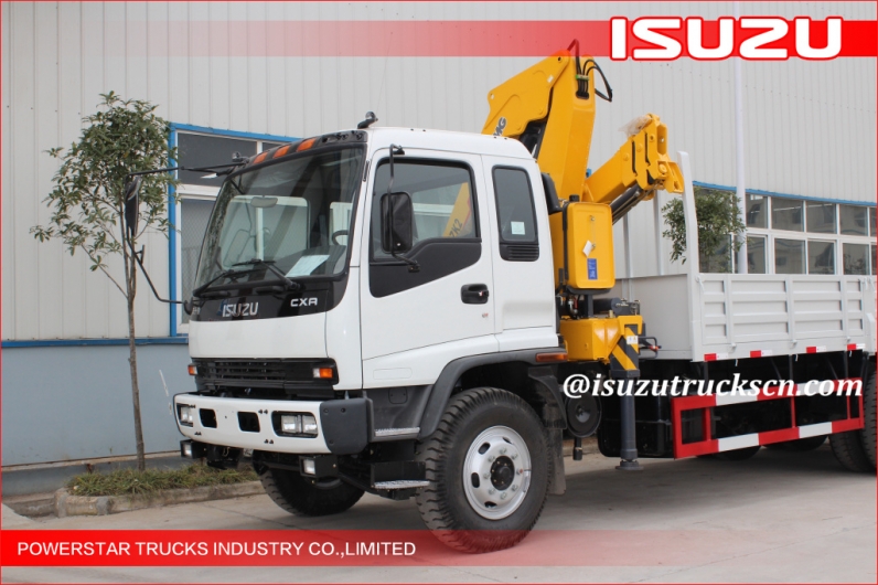 Isuzu cargo truck with crane,truck with crane,truck crane 3.2T xcmg crane