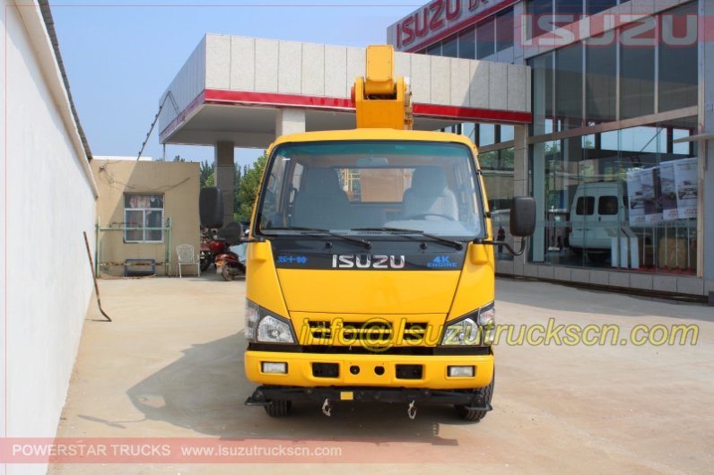 Isuzu Truck Mounted Folding Jib Aerial Lifting Platform Working Vehicle High Altitude Operation trucks