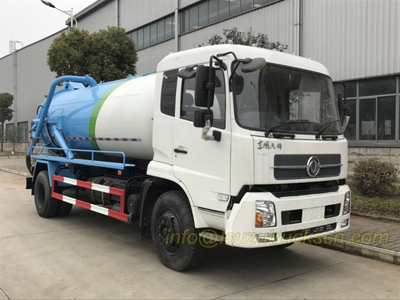 Sewage Vacuum Truck Dongfeng sewer cleaning truck