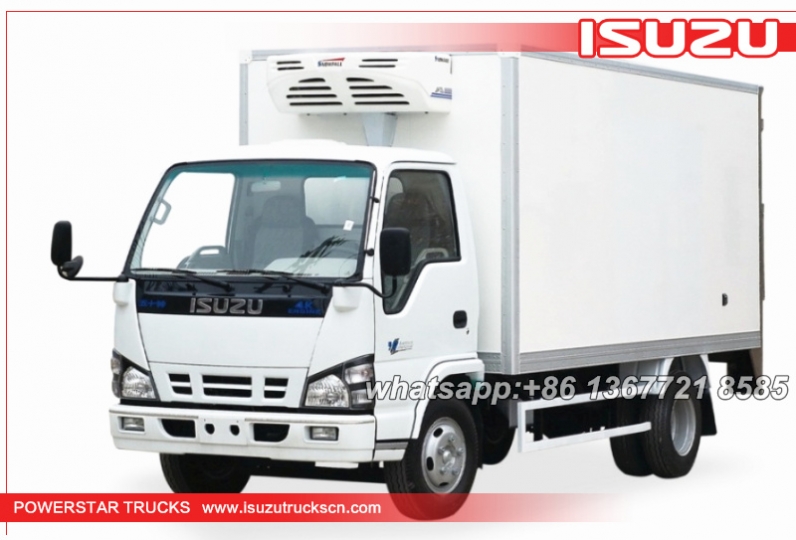 van truck ISUZU mini freezer box truck refrigerator car