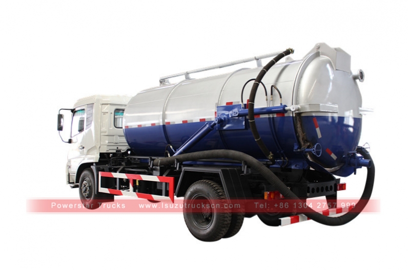 Vacuum trucks isuzu sewage suction tanker