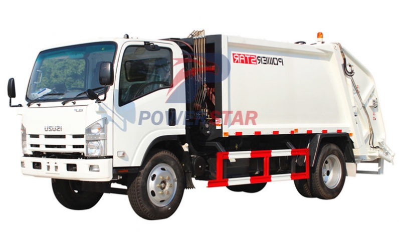 waste collection compactor truck Isuzu for sale