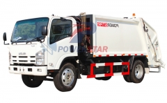 جمع النفايات شاحنة الضاغطة ايسوزو للبيع