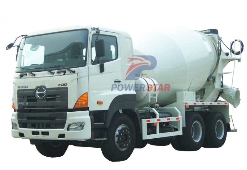Philippines 10cbm 9cbm 8CBM hino concrete mixer truck for sale