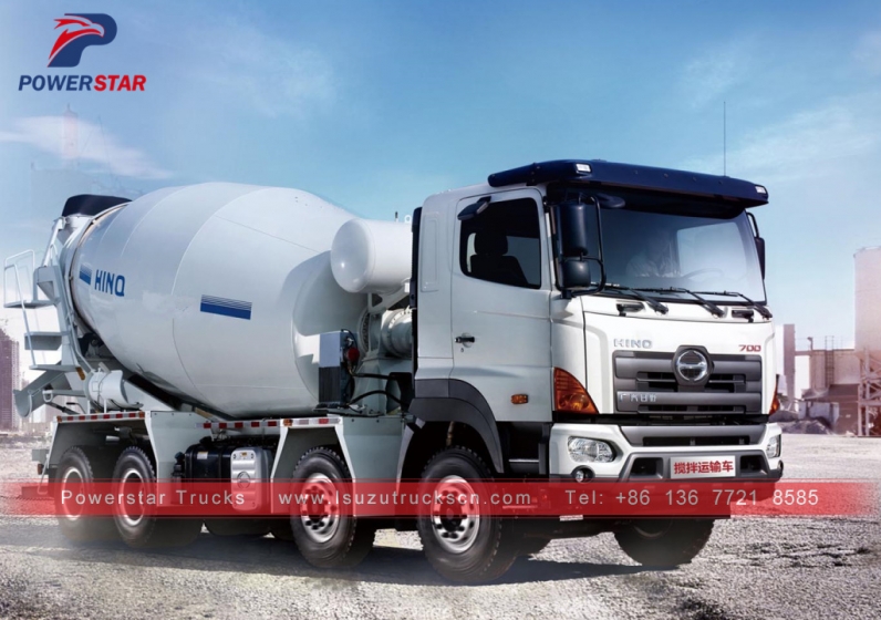 HINO 6X4 8 9 10 12 Cubic Meters Mix Transit Cement Concrete Truck Mixer