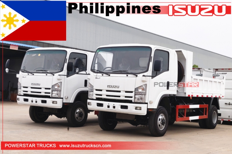 philippines ISUZU 5 ton 4x4 mini dump tipper truck for sale