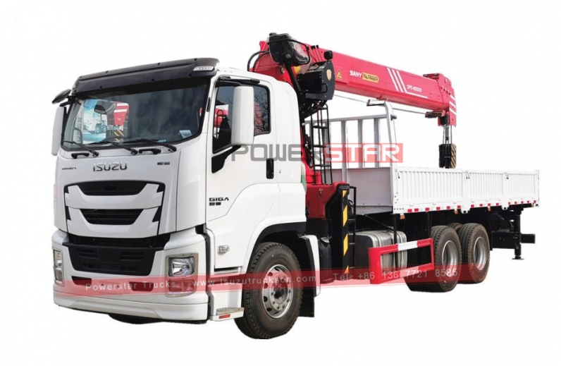 ISUZU official GIGA 16ton hydraulic lorry crane Palfinger SPS40000