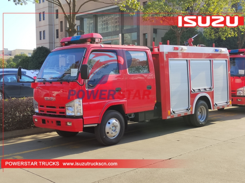 4X2 ISUZU 98HP 4KH1CN5LS Mini Fire Fighting Truck Fire Truck