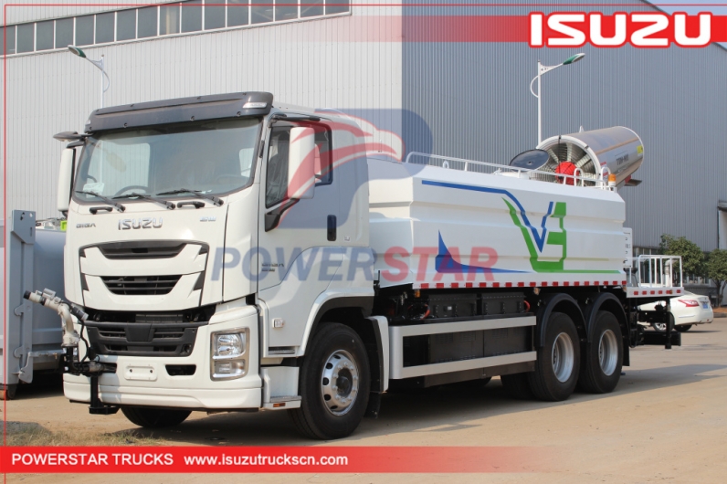 ISUZU GIGA Green Water Truck With Dust Suppression Sprayerr
