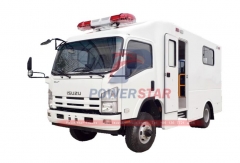 ايسوزو العسكرية 4x4 الدفع الرباعي الطوارئ إنقاذ المريض نقل مستشفى متنقلة شاحنة إسعاف
