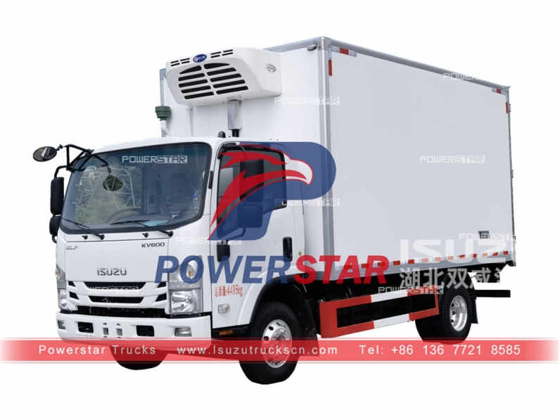 Isuzu NKR live fish transportation truck for export