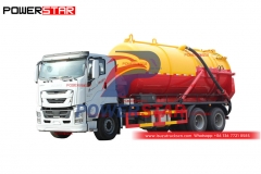عرض خاص ISUZU GIGA 6 × 4 5000 جالون شاحنة تنظيف المجاري
