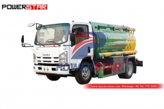 شاحنة وقود ISUZU 700P 190HP 8000L العلامة التجارية الجديدة للبيع

