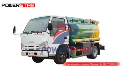 بيع شاحنة إعادة التزود بالوقود ISUZU NKR 6 wheeler 4000L
