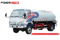 شاحنة رش المياه على الطرق الوعرة ISUZU 4WD بسعر مخفض
