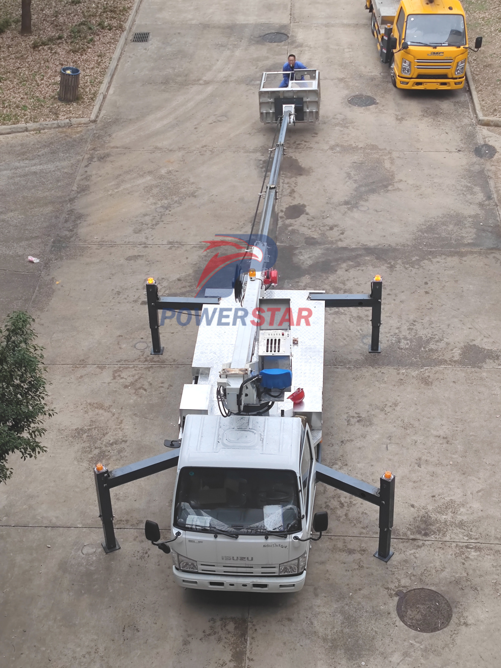 Isuzu 6-Wheeler Overhead Working Manlifter Bucket Aerial Work Platform Truck