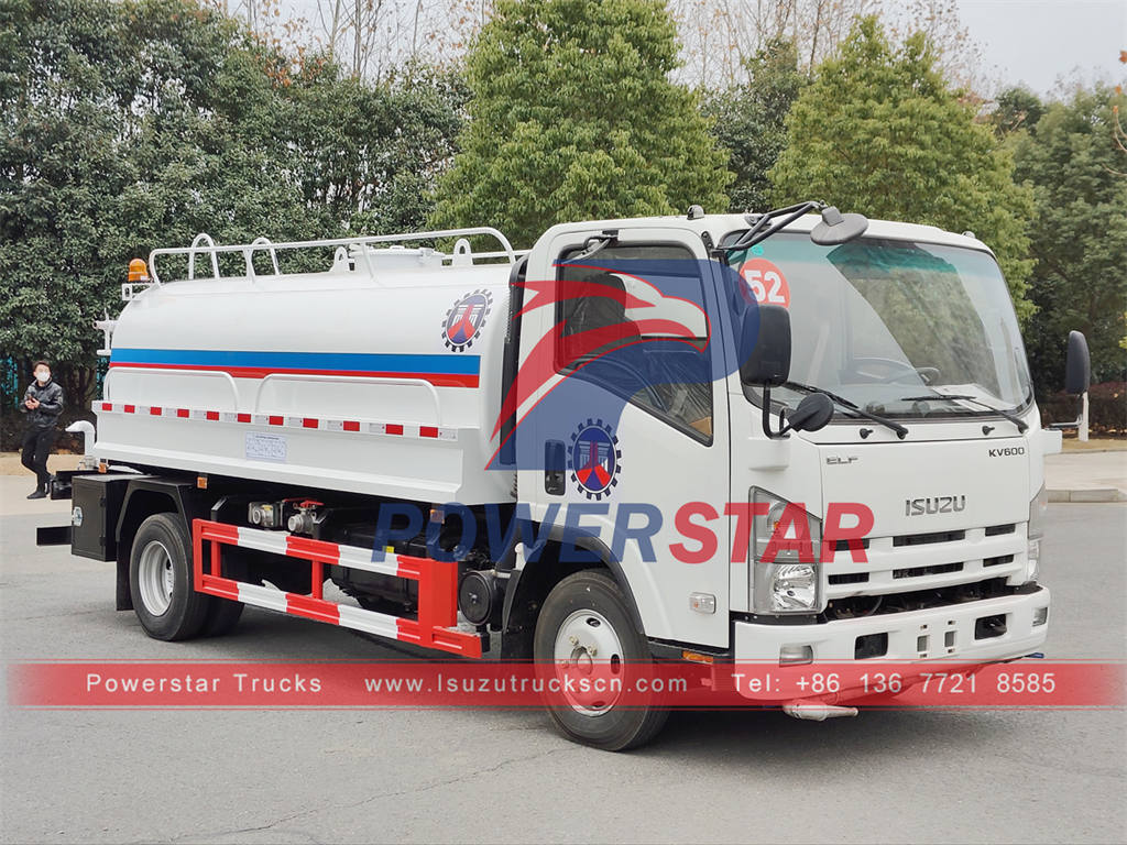 ISUZU 6 wheeler 7000 liters water spray truck for Philippines