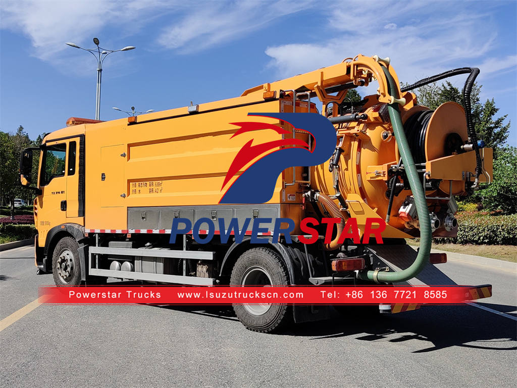 Brand new ISUZU FTR combination sewer cleaner truck
