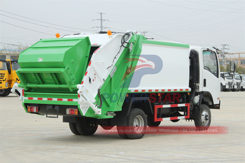 New and used ISUZU off-raod waste compactor truck for sale
