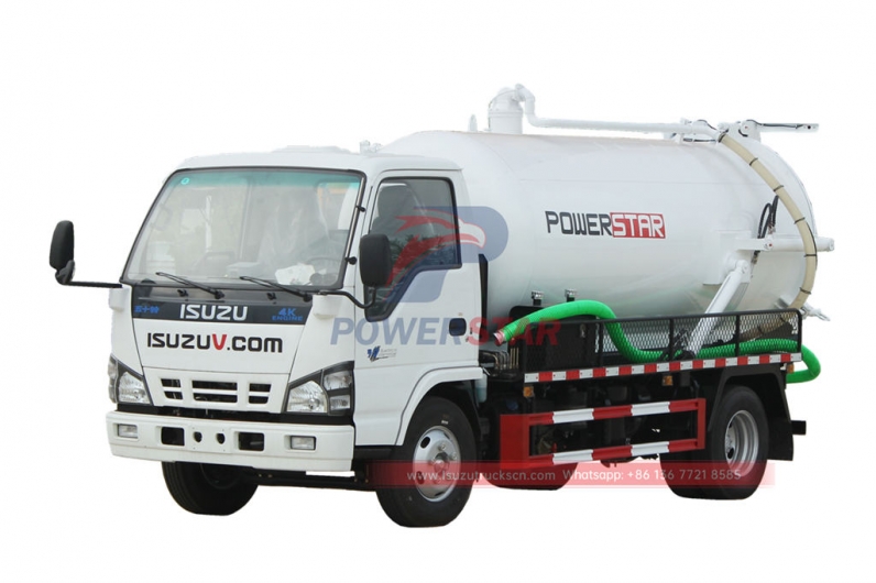 High quality ISUZU vacuum tank truck for sale