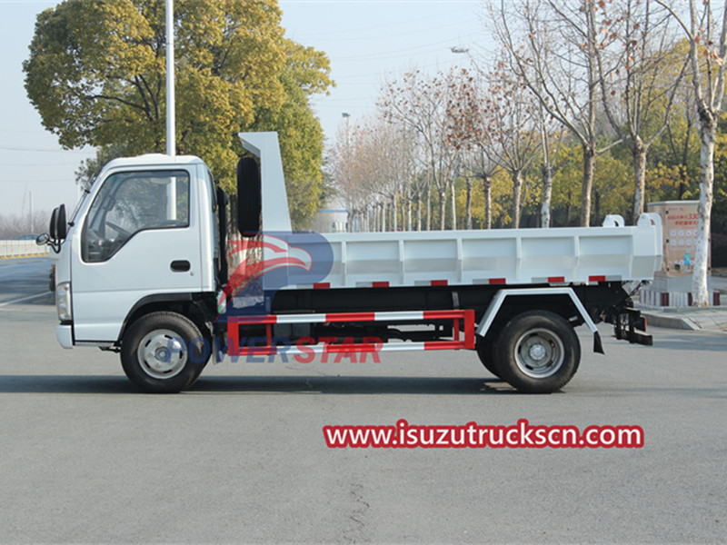Isuzu elf NKR sludge transport dumper truck