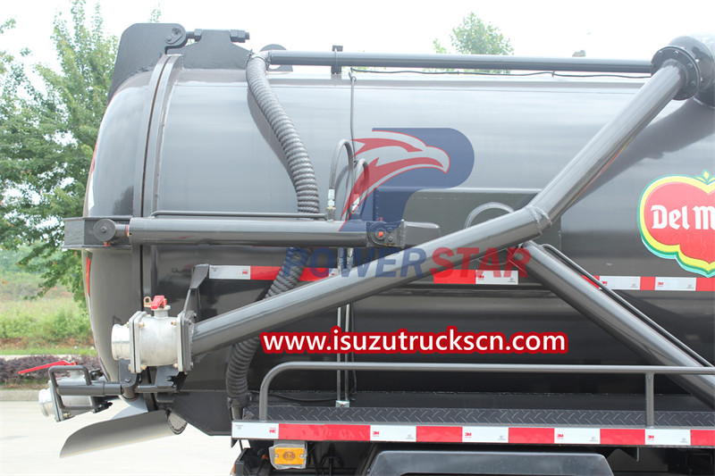 ISUZU NPR sewage tank truck