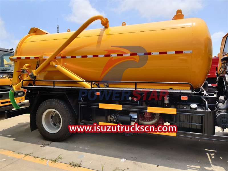 ISUZU FTR sewage tank truck for sale