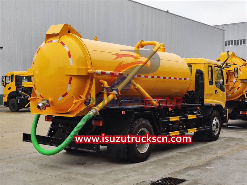 ISUZU FTR sewage tank truck for sale