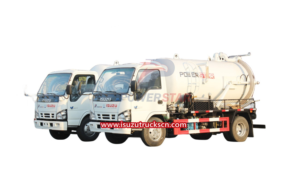 Isuzu cab chassis Truck Mounted Sewer Cleaner