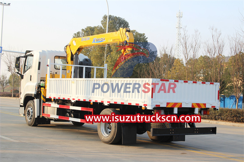 ISUZU FVR truck with crane for sale