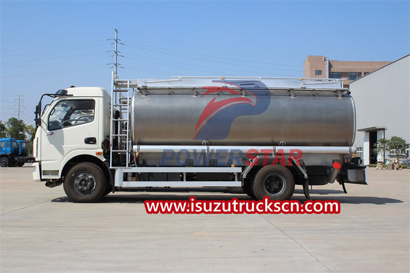 ISUZU stainless steel fuel bowser for sale