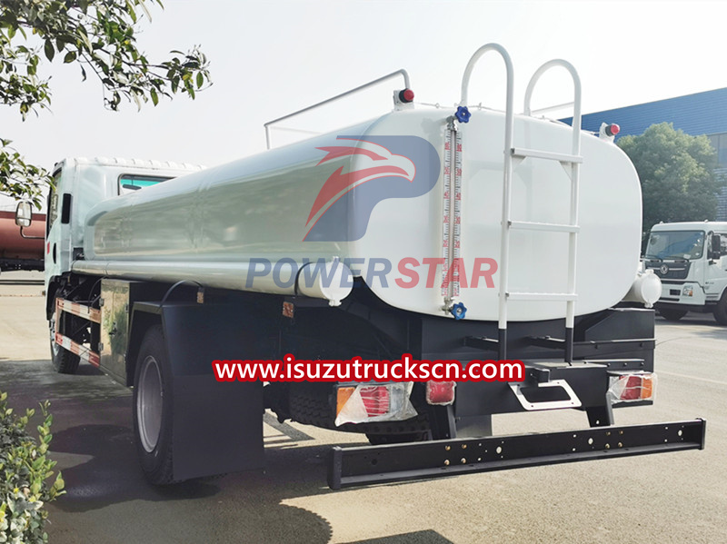Isuzu water truck NPR 8000liters mobile potable water wagon