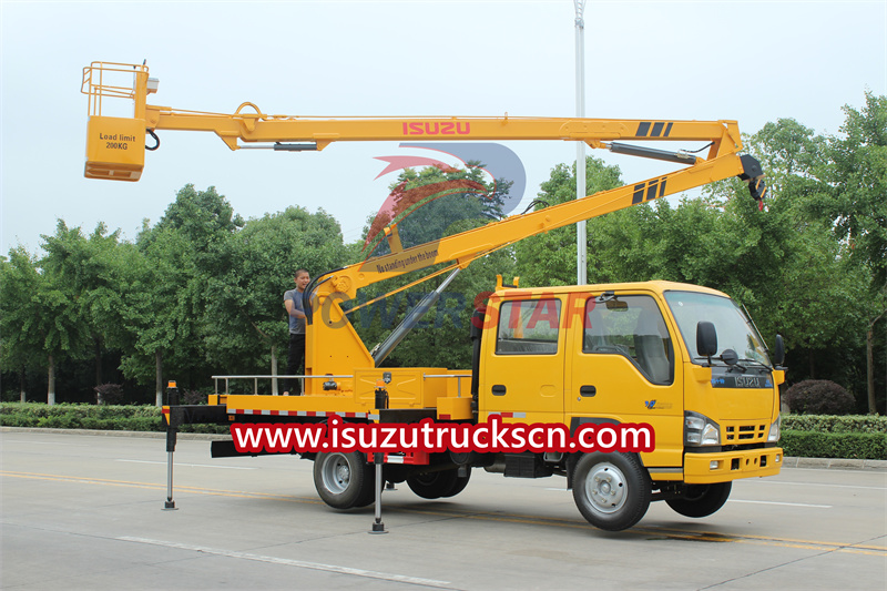 Isuzu NKR 18m aerial work platform truck