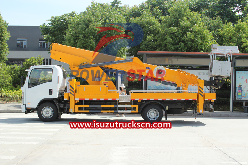 Factory Isuzu Bucket Man Lift Aerial Platform Truck