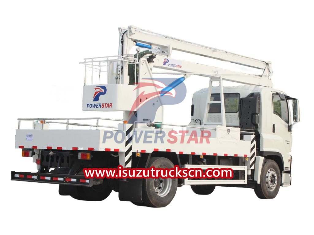 Isuzu GIGA 20m Articulating platform truck export Philippines