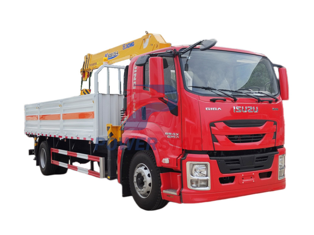 ISUZU GIGA truck mounted crane for sale