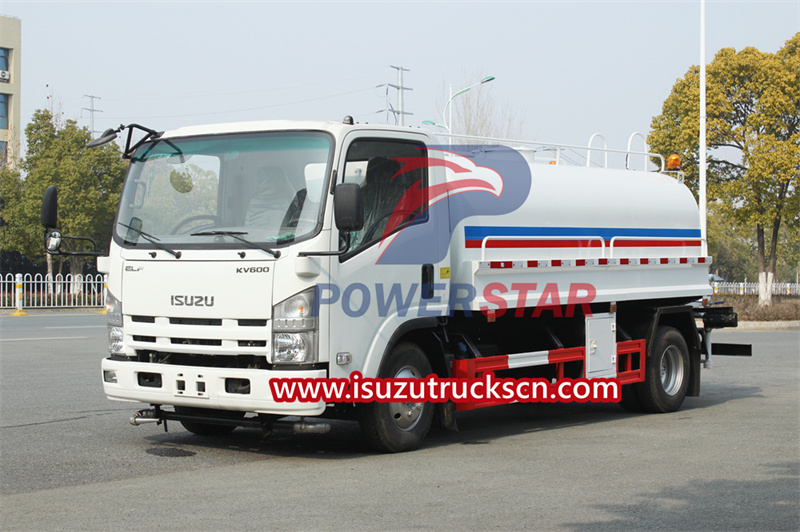 Isuzu portable water tank lorry supplier