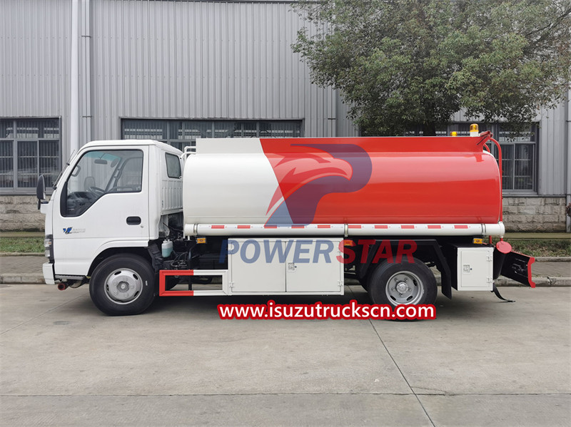 ISUZU 600P mobile fuel tank truck for sale