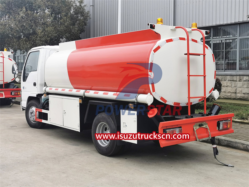 ISUZU 600P mobile fuel tank truck for sale