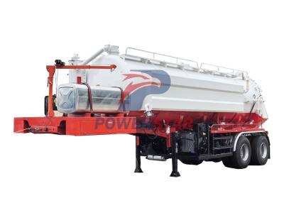 Combination jetting and vacuum tanker trailer for sale